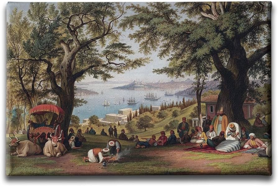 Osmanlı Yağlı boya Resim Alanlar